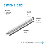 HP Rechargeable MPP 2.0 Tilt Pen (Black) (3J122AA)