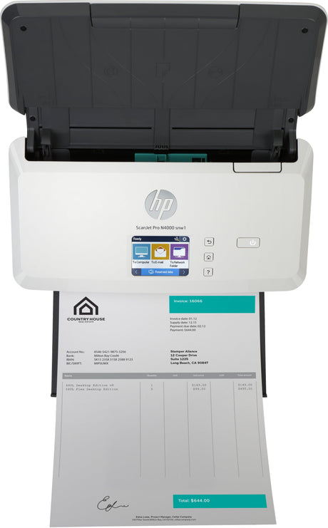 HP ScanJet Pro N4000 snw1 Sheet-feed Scanner