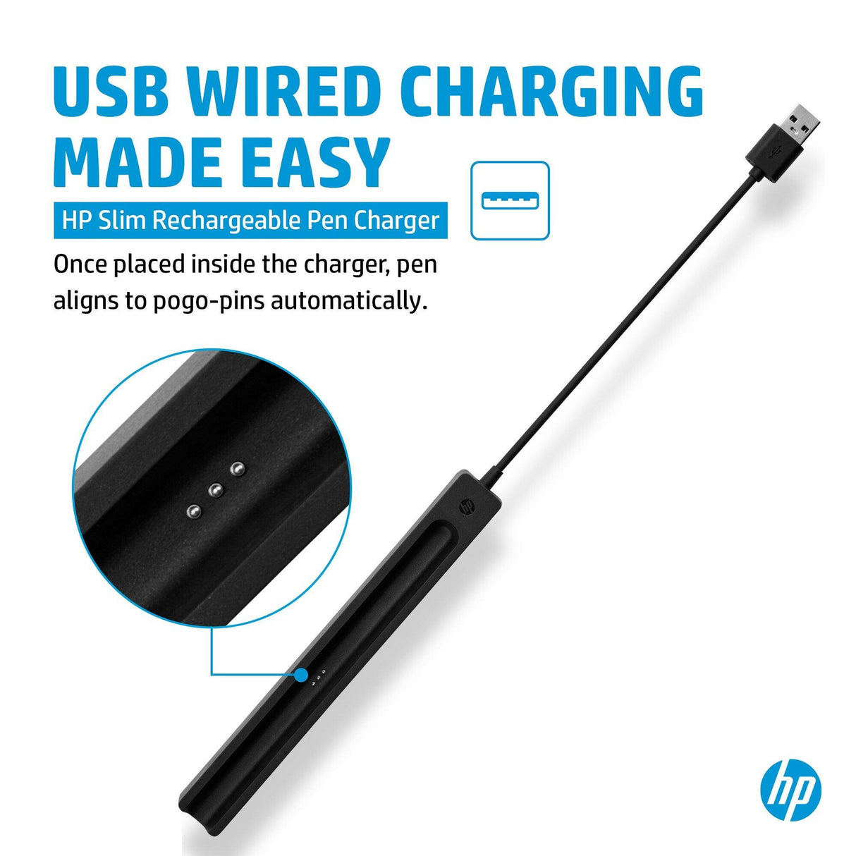 HP Slim Rechargeable Pen Charger (4X491AA)