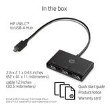 HP USB-C to USB-A Hub (Z6A00AA)
