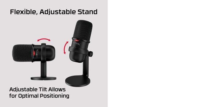 HP USB Microphone | Cardioid Polar Pattern | Tap to Mute Sensor | Streamers | Content Creators | Black (4P5P8AA)