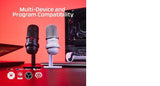 HP USB Microphone | Cardioid Polar Pattern | Tap to Mute Sensor | Streamers | Content Creators | Black (4P5P8AA)