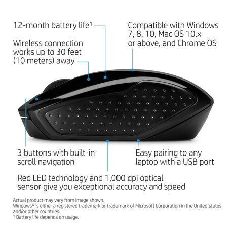 HP Wireless Mouse 200 (X6W31AA)