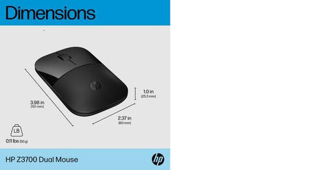 HP Z3700 Dual Black Mouse (758A8AA)