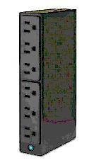 IBM DPI 100-127v PDU with Fixed Nema L5-15P line cord power distribution unit (PDU)