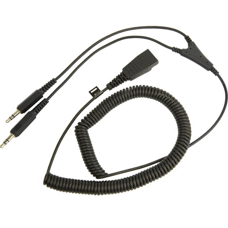JABRA PC cord - QD to 2x3_5mm (8734-599)