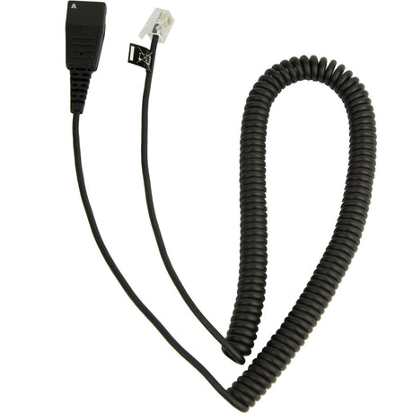 JABRA QD to Modular RJ extension coiled cord for Cisco IP (8800-01-37)