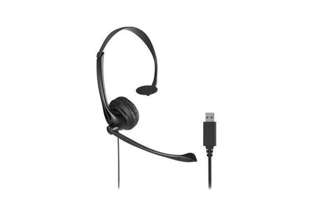 KENSINGTON Classic USB-A Mono Headset with Mic and Volume Control (K80100AP)