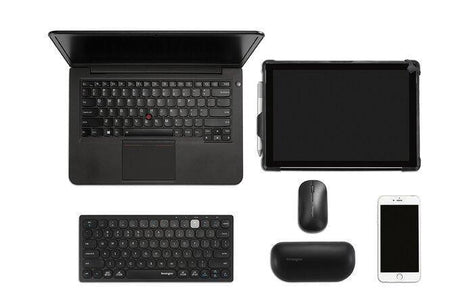 KENSINGTON Multi-Device Dual Wireless Compact Keyboard | Black (K75502US)