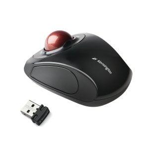 KENSINGTON Orbit Wireless Mobile Trackball | Laser | 2.4 Ghz | Black (72352)