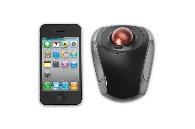 KENSINGTON Orbit Wireless Mobile Trackball | Laser | 2.4 Ghz | Black (72352)