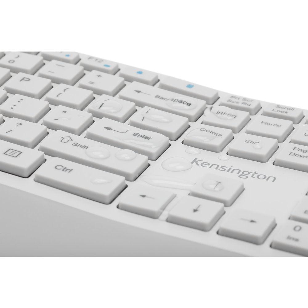 KENSINGTON Pro Fit Ergo Wireless Keyboard and Mouse—Gray (K75407US)