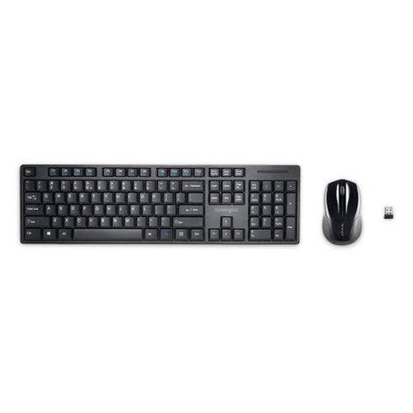 KENSINGTON PRO FIT LOW PROFILE WIRELESS KEYBOARD AND MOUSE COMBO SET - USB DONGLE