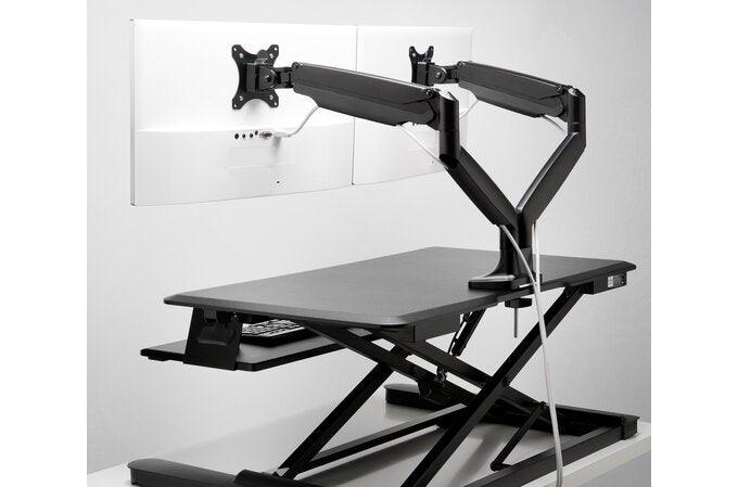 KENSINGTON SmartFit One-Touch Height Adjustable Dual Monitor Arm (K59601WW)