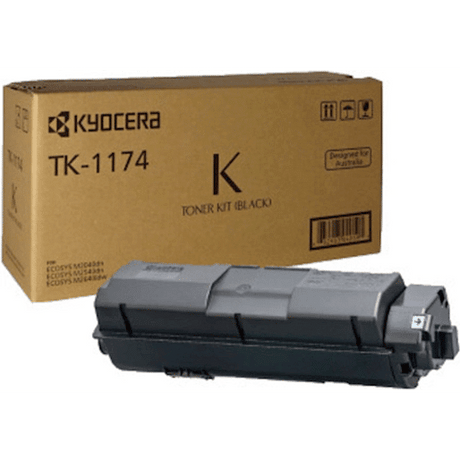 KYOCERA TONER KIT TK-1174 - BLACK FOR ECOSYS M2640IDW/M2540DN/M2040DN