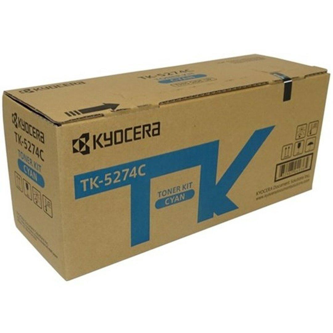 KYOCERA TONER KIT TK-5274C - CYAN FOR ECOSYS M6630, M6230, P6230. APPROX 6K PAGES YIELD