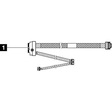 LENOVO Lenovo ThinkSystem SR630 V3 M.2 NVMe 2-Bay RAID Cable Kit