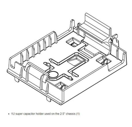 LENOVO LENOVO ThinkSystem SR645 Supercap Holder Kit on 2.5' Chassis