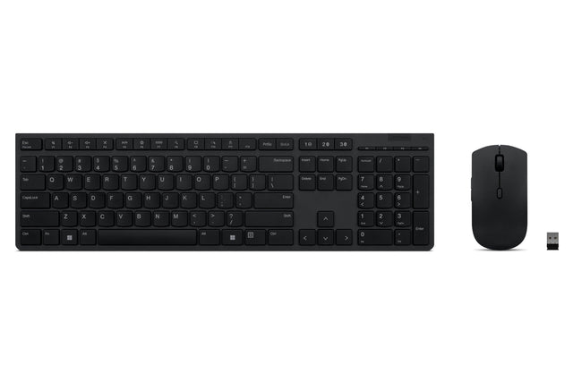 LENOVO Professional Wireless Rechargeable Combo Keyboard and Mouse-US English (4X31K03931)