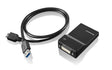 LENOVO USB 3.0 to DVI|VGA Monitor Adapter (0B47072)