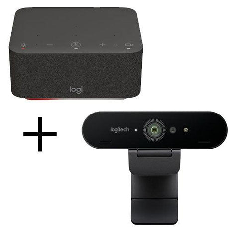 LOGITECH DOCK (MS) + LOGITECH BRIO 4K ULTRA HD FOCUS IR SENSOR WEBCAM
