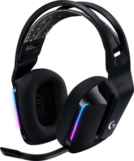 Logitech G733 Headset Wireless Head-band Gaming Black