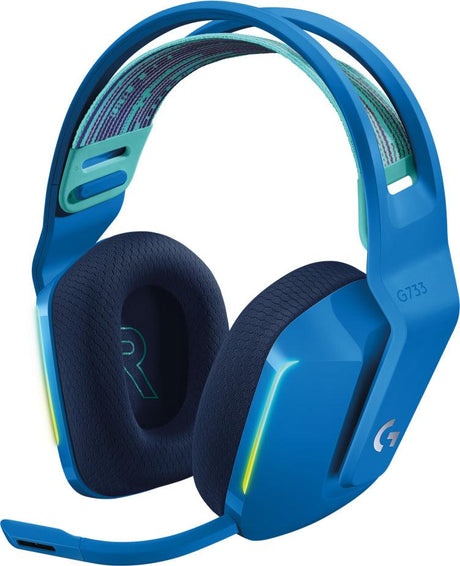 Logitech G733 Headset Wireless Head-band Gaming Blue