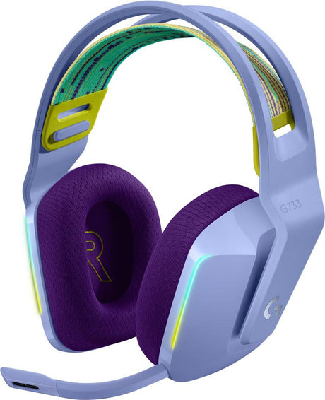 Logitech G733 Headset Wireless Head-band Gaming Lilac