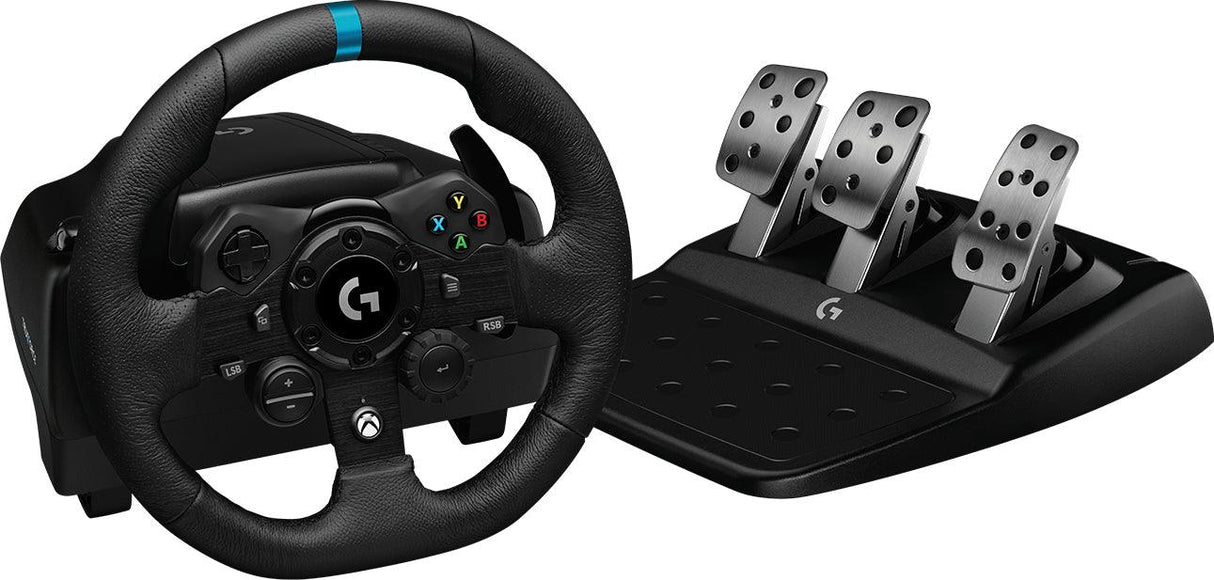 Logitech G G923 Black USB Steering wheel + Pedals PC, Xbox