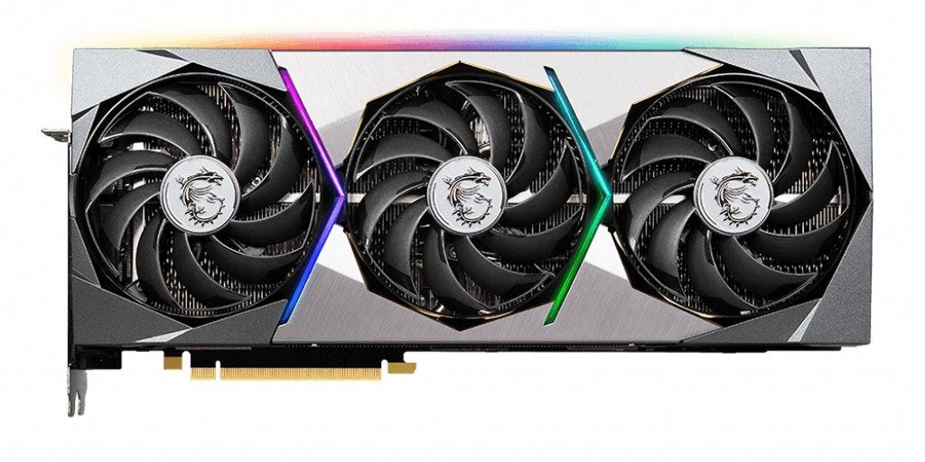 MSI 24GB | GDDR6X | 384-bit | 1860MHz boost clock | 1xHDMI | 3xDisplayPort | RGB (RTX 3090 SUPRIM X 24G)