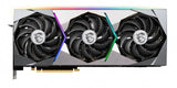 MSI 24GB | GDDR6X | 384-bit | 1860MHz boost clock | 1xHDMI | 3xDisplayPort | RGB (RTX 3090 SUPRIM X 24G)