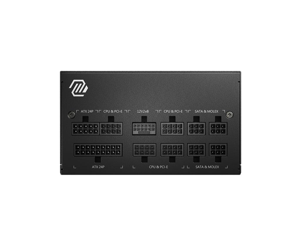 MSI 850W | 47-63Hz | 600W | 2.5A | 0.3A | 120 mm | 80 PLUS Gold | ATX 3.0 (MAG A850GL PCIE5)