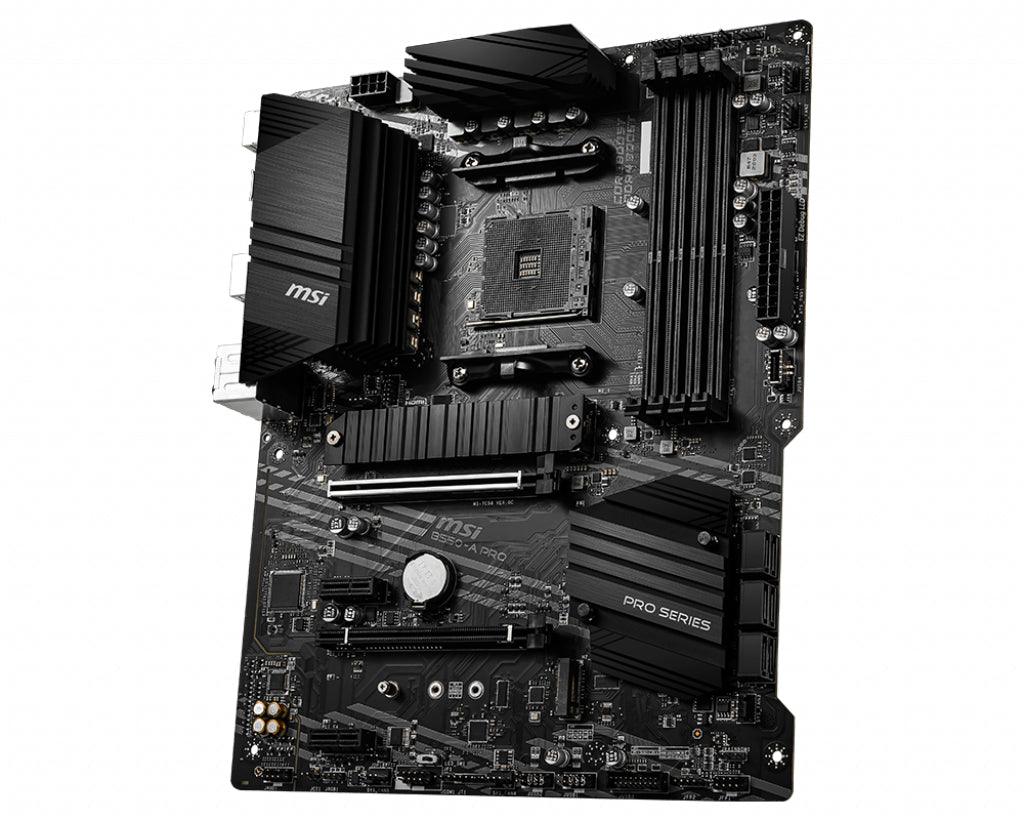 MSI AMD B550 | AM4 | 4x DDR4 | DP | SATA III | M.2 | USB 3.2 | 1G LAN | PS|2 | ATX | 305x244 mm (B550-A PRO)