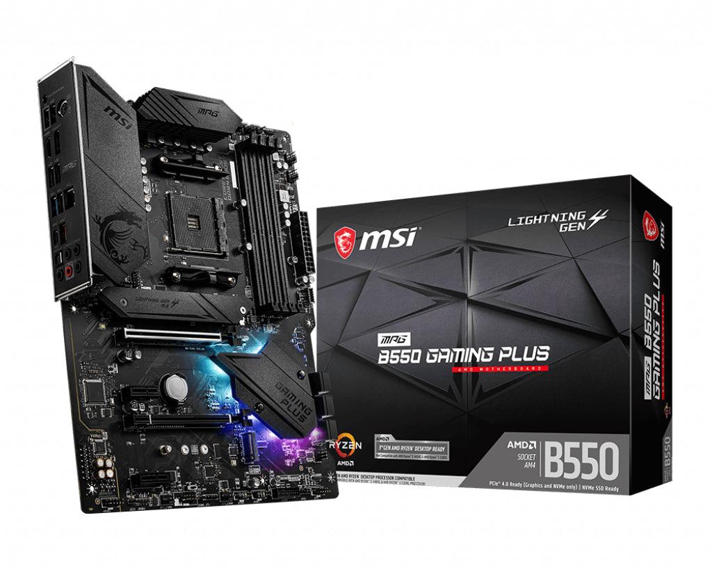 MSI AMD B550 | AM4 | 4x DDR4 | DP | SATA III | M.2 | USB 3.2 | 1G LAN | PS|2 | S|PDIF | ATX | 305x244 mm (MPG B550 GAMING PLUS)