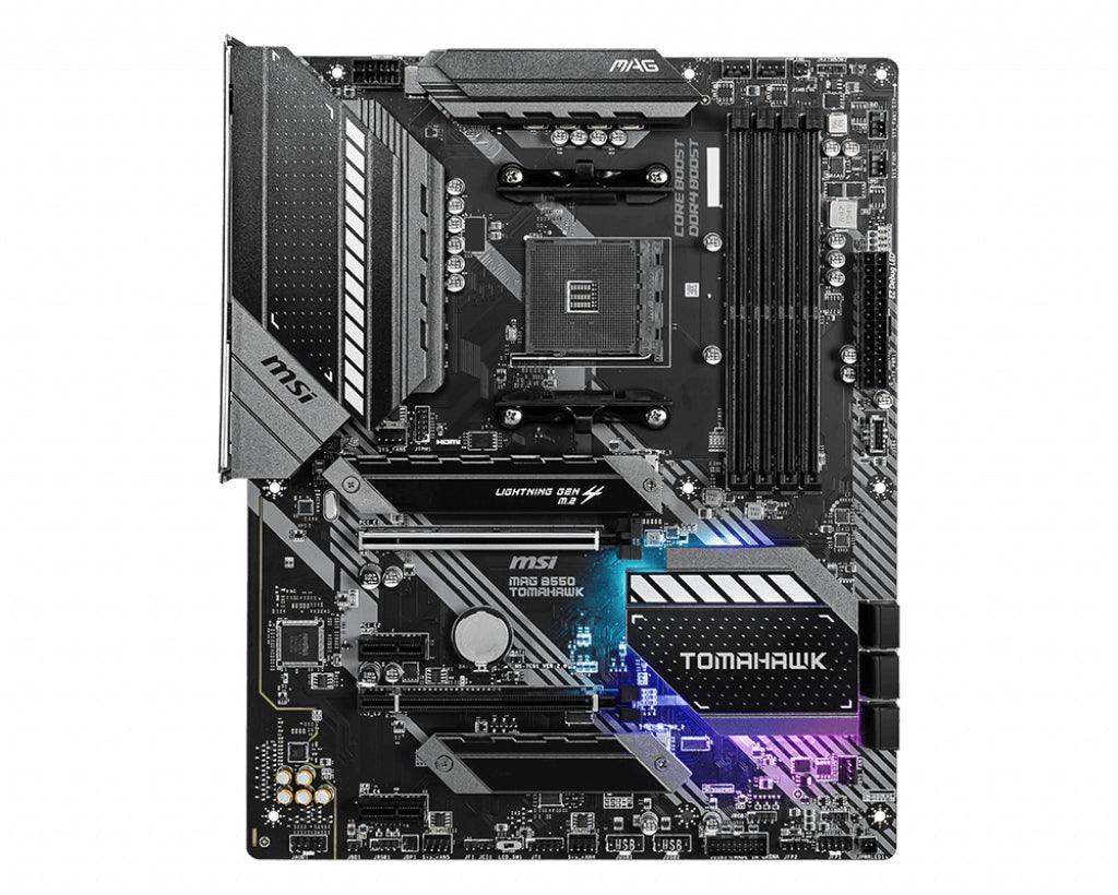 MSI AMD B550 | AM4 | 4x DDR4 | DP | SATA III | M.2 | USB 3.2 | 1|2.5G LAN | PS|2 | S|PDIF | ATX | 305x244 mm (MAG B550 TOMAHAWK)