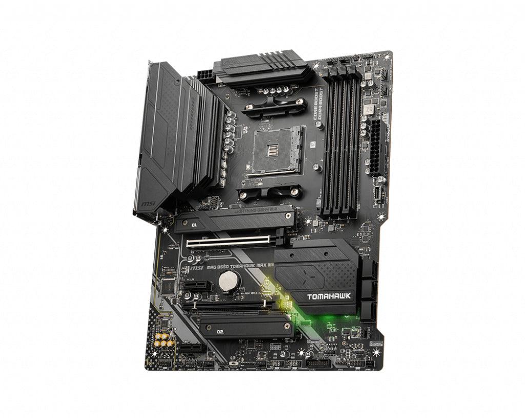 MSI AMD B550 | AM4 | 4x DDR4 | DP | SATA III | M.2 | USB 3.2 | 1|2.5G LAN | WIFI | PS|2 | S|PDIF | ATX | 305x244 mm (MAG B550 TOMAHAWK MAX WiFi)