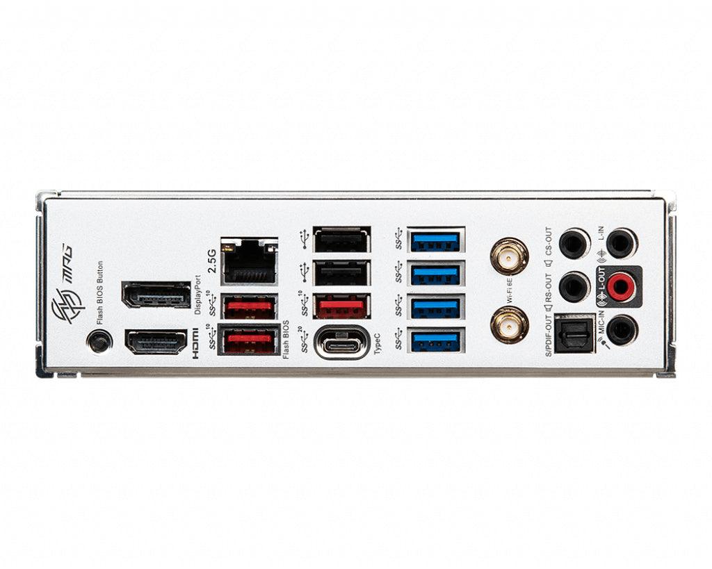 MSI ATX | AMD B650 chipset | Socket AM5 | 4xDDR5 | 7.1ch audio | 2.5-Gigabit LAN | Wi-Fi | Bluetooth 5.2 (MPG B650 EDGE WIFI)