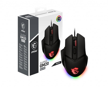 MSI CLUTCH GM20 ELITE RGB Optical Gaming Mouse (CLUTCH-GM20-ELITE)