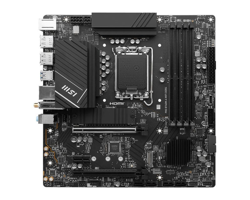 MSI LGA 1700 | Intel B760 | 4x DDR4 | 5333 MHz | 2x HDMI | 2x DisplayP ...