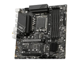 MSI LGA 1700 | Intel B760 | 4x DDR5 | 6800 MHz | 2x HDMI | 2x DisplayPort | 4x SATA 6G | mATX (PRO B760M-A WIFI)