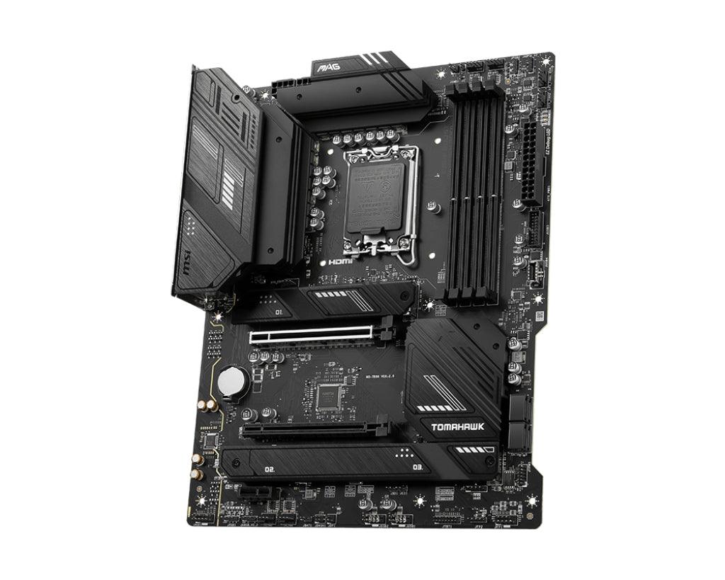 MSI LGA 1700 | Intel B760 | 4x DDR5 | 7000 MHz | 1x HDMI | 1x DisplayPort | 4x SATA 6G | ATX (MAG B760 TOMAHAWK WIFI)