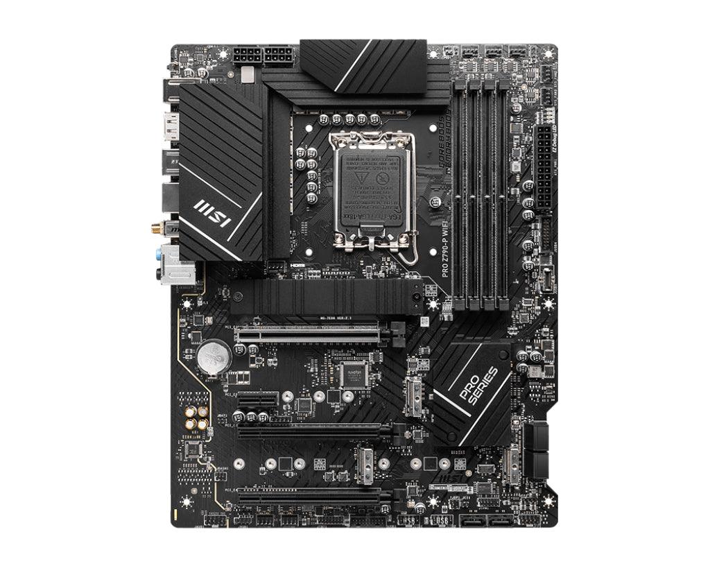 MSI LGA 1700 | Z790 | 4x DDR5 | Wi-Fi 6E | 1x HDMI | 1x DisplayPort | 2.5G LAN | ATX | UEFI AMI BIOS (PRO Z790-P WIFI)