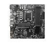 MSI mATX | Intel B760 | LGA 1700 | 12th|13th Gen Intel Core|Pentium Gold|Celeron | 4x DDR5 slots | 192GB Max | 2 x M.2 2280|2260|2242 | 4 x SATA III | Gigabit Ethernet | HDM 1.4 | DisplayPort 1.4 | VGA | 7.1 HD Audio (PRO B760M-P)