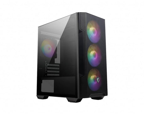 MSI Micro ATX Case | 1x USB 3.2 | 2x USB 2.0 | 1x Audio | 1x Mic | 4x PCI-E | 2x 2.5' | 2x 3.5' | Micro ATX | Mini ITX (MAG FORGE M100R)