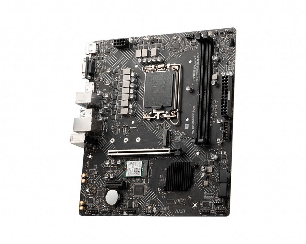 MSI Micro-ATX | LGA1700 | Intel H610 | DDR4 | SSD | Windows 10|11 | Wi-Fi | Bluetooth 4.2 (PRO H610M-G WIFI DDR4)