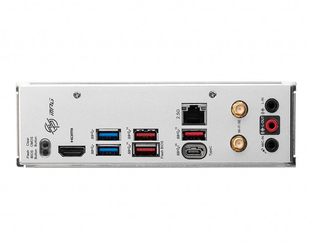 MSI Mini-ITX | AMD B650 chipset | Socket AM5 | 2xDDR5 | 7.1ch audio | 2.5-Gigabit LAN | Wi-Fi | Bluetooth 5.2 (MPG B650I EDGE WIFI)