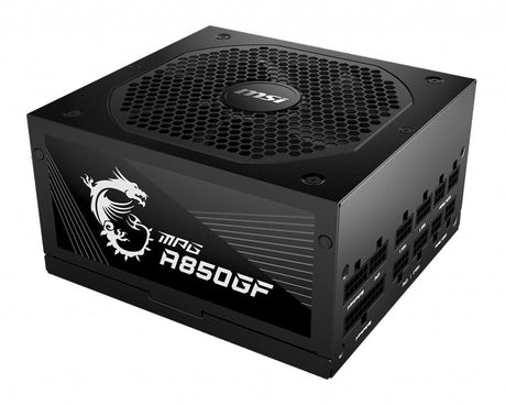 MSI MSI MPG A850GF UK PSU '850W | 80 Plus Gold certified | Fully Modular | 100% Japanese Capacitor | Flat Cables | ATX Power Supply Unit | UK Powercord | Black | Support Latest GPU' (MPG A850GF)