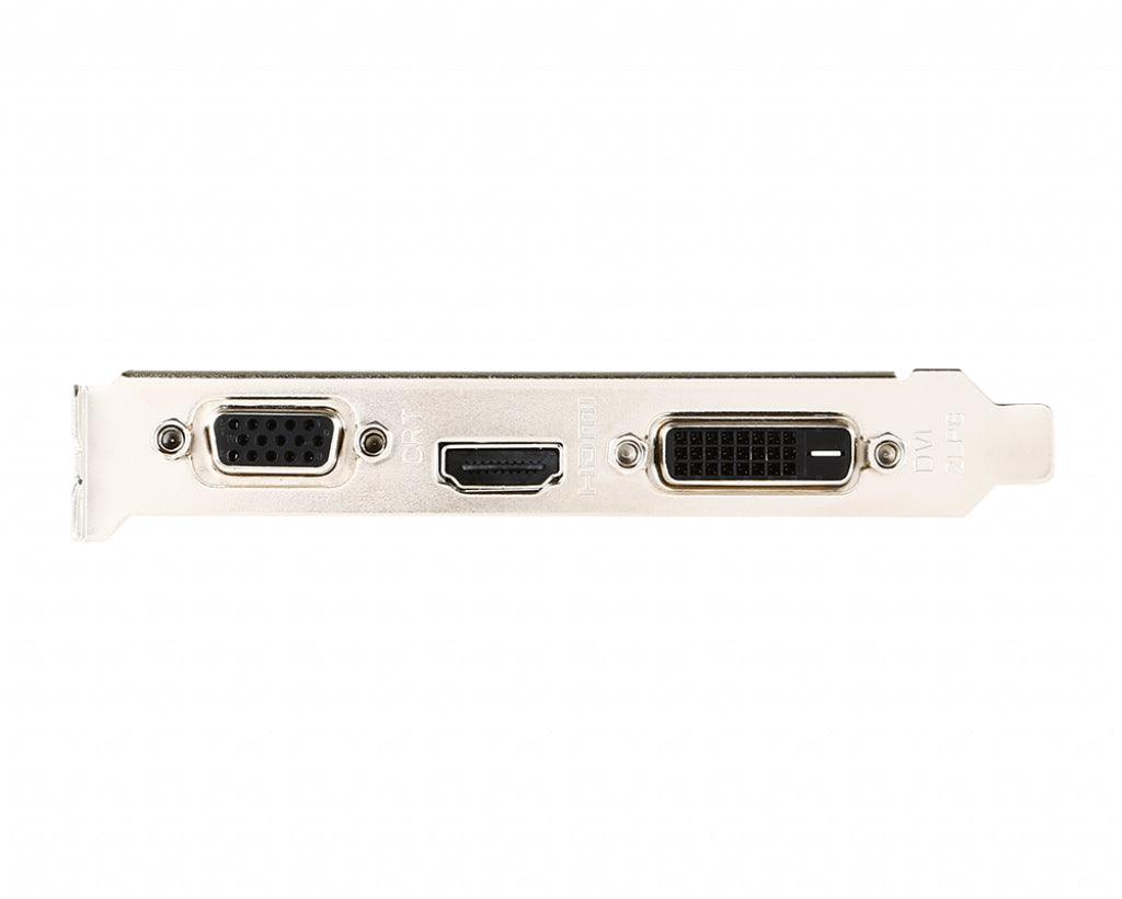 MSI NVIDIA GeForce GT 710 | PCI Express 2.0 | 1GB DDR3 64-bit | 19W | VGA | 1x HDMI | 1x DL-DVI-D (GT 710 1GD3H LP)