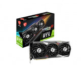 MSI NVIDIA GeForce RTX 3080 | 10GB GDDR6X | 320 bit | PCI Express 4.0 | 1 x HDMI (2.1) | 3 x DP (1.4a) | CUDA | DirectX 12.0 | OpenGL 4.6 | VR | 370W (RTX 3080 GAMING Z TRIO 10G LHR)