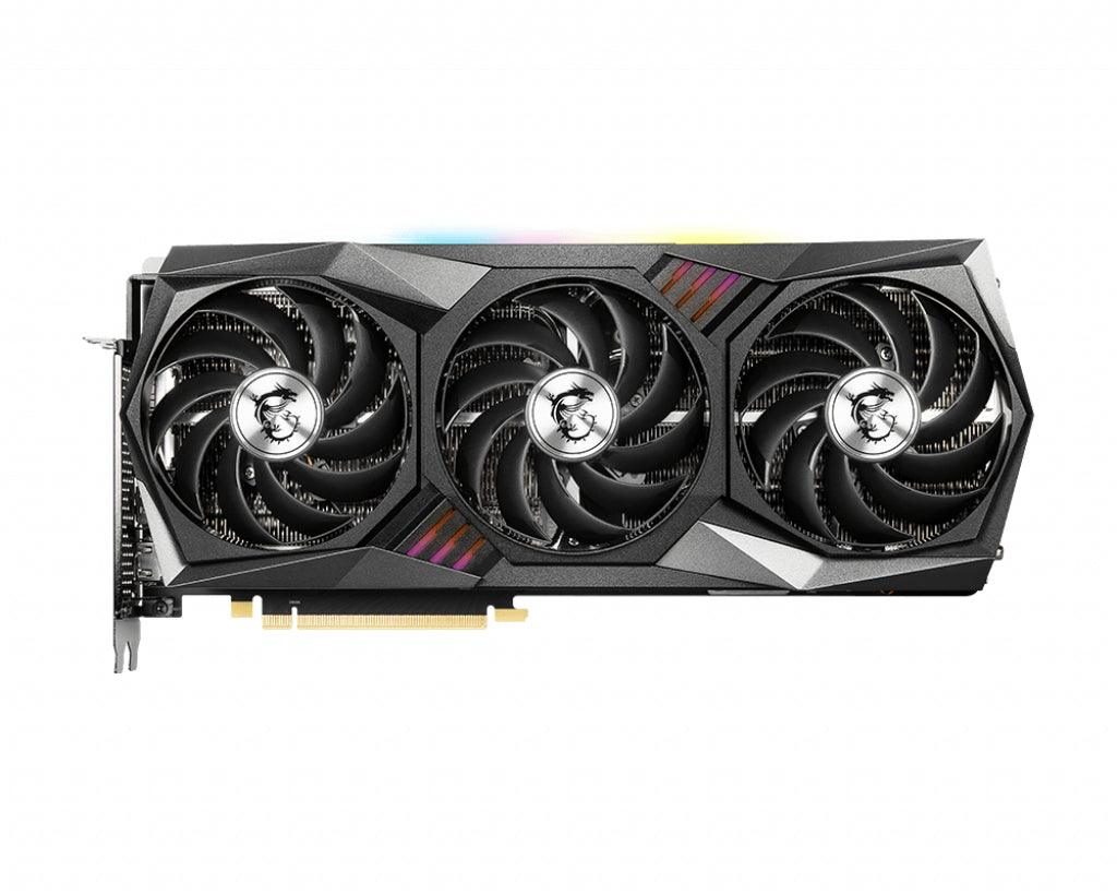 MSI NVIDIA GeForce RTX 3080 | 10GB GDDR6X | 320 bit | PCI Express 4.0 | 1 x HDMI (2.1) | 3 x DP (1.4a) | CUDA | DirectX 12.0 | OpenGL 4.6 | VR | 370W (RTX 3080 GAMING Z TRIO 10G LHR)